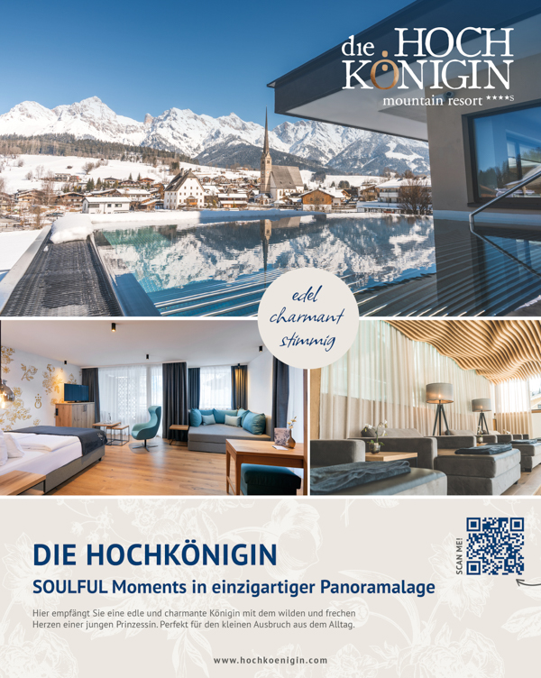 die HOCHKÖNIGIN - Wellnessurlaub für die Seele in Maria Alm in Salzburg