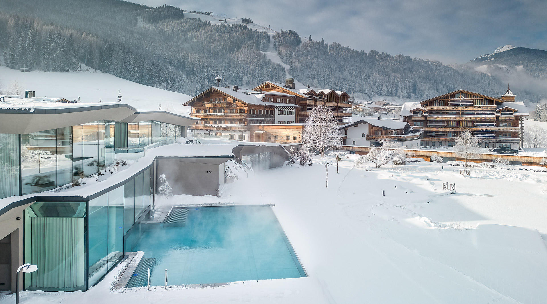 Hotel Die Riederalm Wellnesshotel Skipiste Leogang Salzburger Land